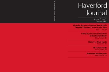 Haverford Journal - Haverford College