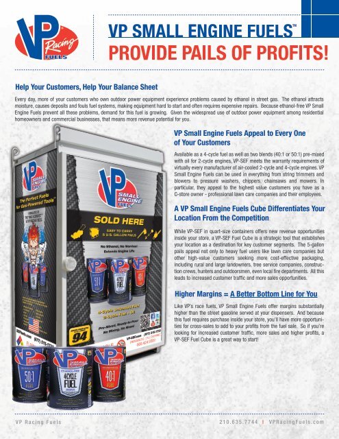 VP Racing Fuels - Retail Fuel Stations 2014