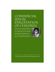 Commercial Sexual Exploitation of Children: Youth Involved in ...