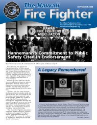 September 2008 - Hawaii Fire Fighters Association