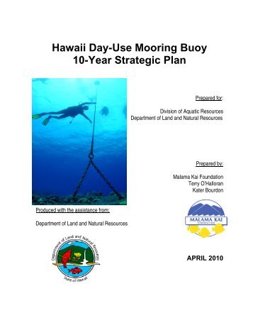 Hawaii Day-Use Mooring Buoy 10-Year Strategic Plan