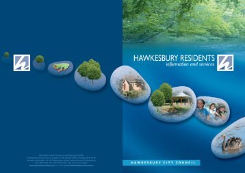 residents brochure - Hawkesbury City Council - NSW Government