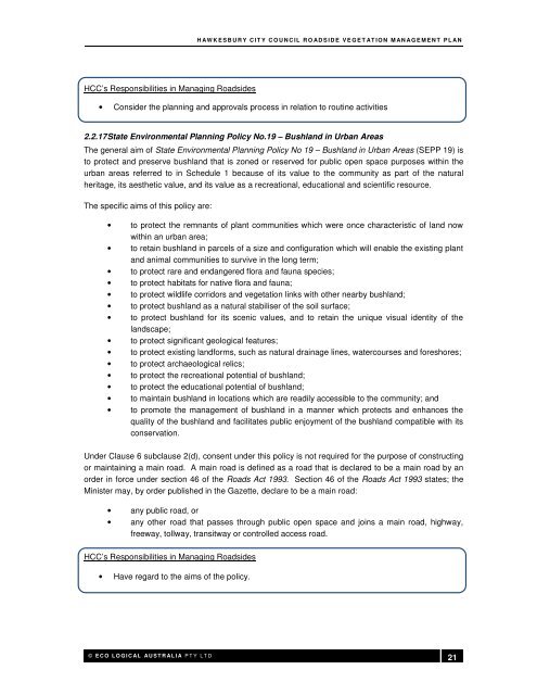 Attachment 1 to Item 53 - Roadside Vegetation Management Plan