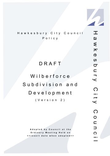Attachment to Item 264 - Hawkesbury City Council, NSW