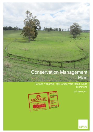 Conservation Management Plan - Hawkesbury City Council