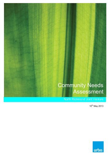 Community Needs Assessment - Hawkesbury City Council