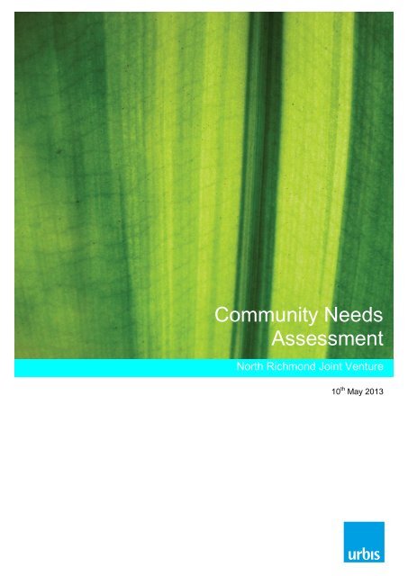 Community Needs Assessment - Hawkesbury City Council