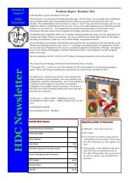 December 2012 Newsletter - Hawkesbury Dressage Club Inc