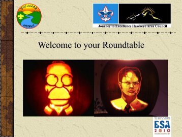 Welcome to your Roundtable - Hawkeye Area Council