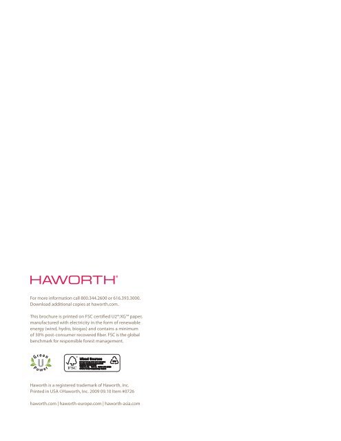 TecCrete Brochure - Haworth