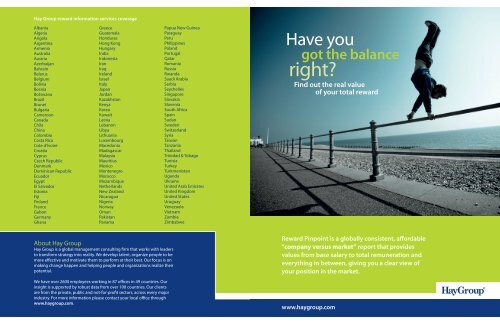 Hay Group Reward Pinpoint (US) Brochure.indd