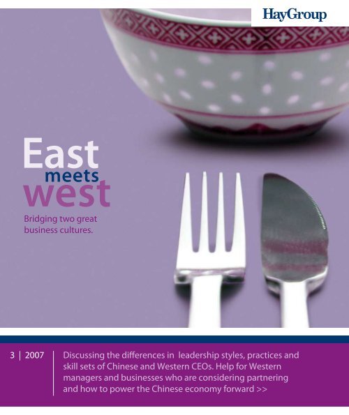 East meets west - Hay Group