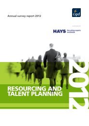 RESOURCING AND TALENT PLANNING - Hays