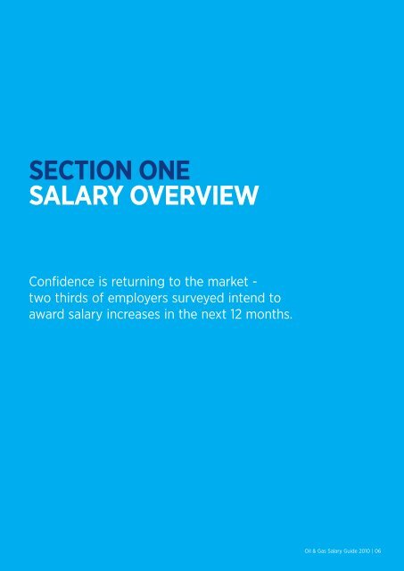 SECTION ONE SALARY OVERVIEW - Hays