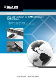 Echte USB Emulation für KVM Switches und KVM Extender.