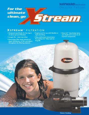 XStream™ Above-Ground Filters - Brochure