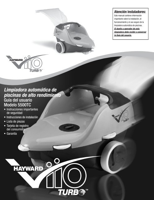 Hayward Viio Turbo™ Limpiadora automática de piscinas de alto ...