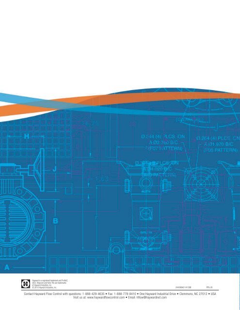 Condensed Product Guide - Hayward Flow Control