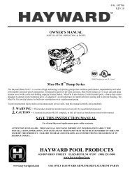 BALL VALVE STEM EXTENSION KITS - Hayward Flow Control