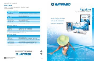 Salt Chlorination Product Brochure (LITAQRBR10) - Hayward