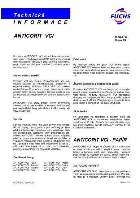 Anticorit VCI