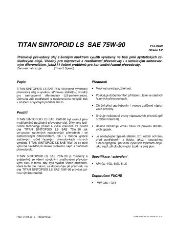 TITAN SINTOPOID LS SAE 75W-90