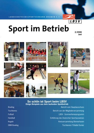 Sport im Betrieb - BBL Bowling Betriebssport-Liga