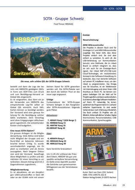 30 Jahre HB9GT - USKA