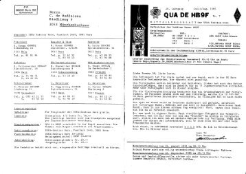QUA DE HBgF Nr.7 - HB9F