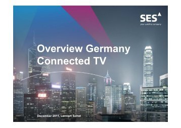 Overview Germany Connected TV - HbbTV