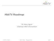 HbbTV Roadmap