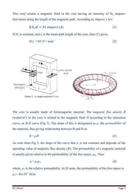 Lecture 3 Magnetic Circuits