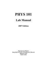 PHYS 101 (General Physics 1) Lab manual