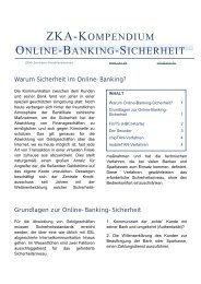 ZKA Kompendium Online-Banking-Sicherheit V1.1 - FinTS