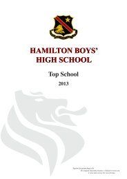 Hamilton Boys' High School