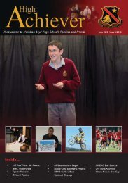 Current Newsletter - Hamilton Boys' High School