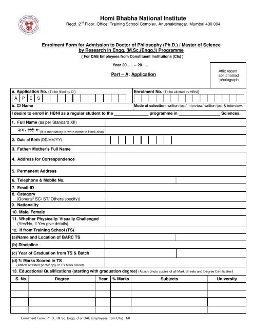 Homi Bhabha National Institute