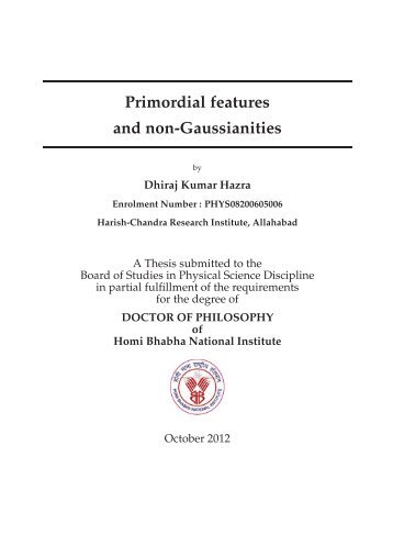 PHYS08200605006 D.K. Hazra - Homi Bhabha National Institute