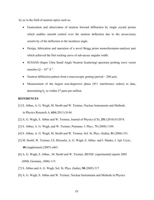 PHYS01200804001 Sohrab Abbas - Homi Bhabha National Institute