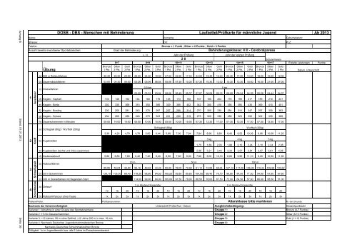 Handbuch Deutsches Sportabzeichen für Menschen mit ... - DBS