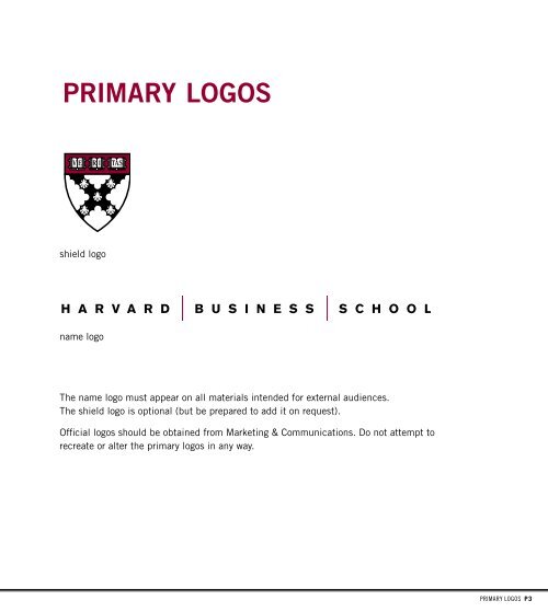 NAME LOGO - Harvard Business School