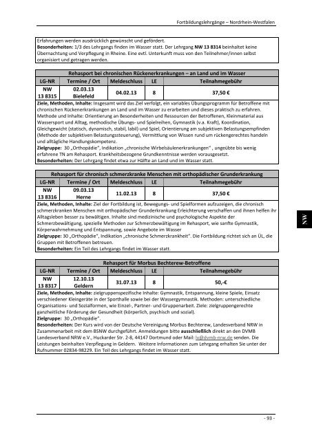 Lehrgangsplan 2013 (PDF) - DBS