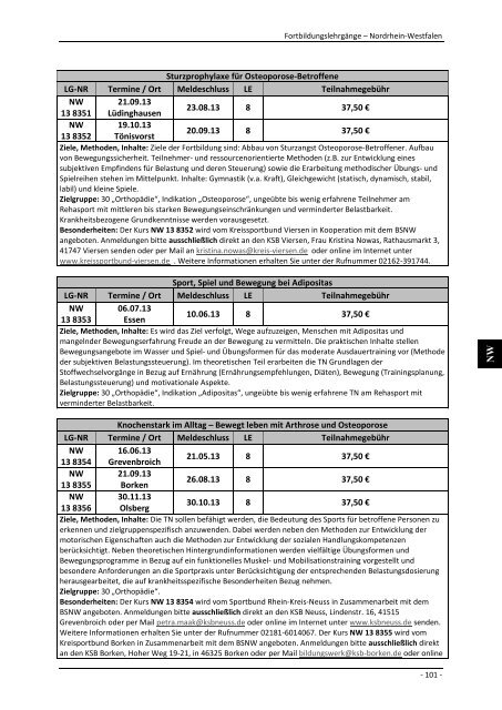 Lehrgangsplan 2013 (PDF) - DBS