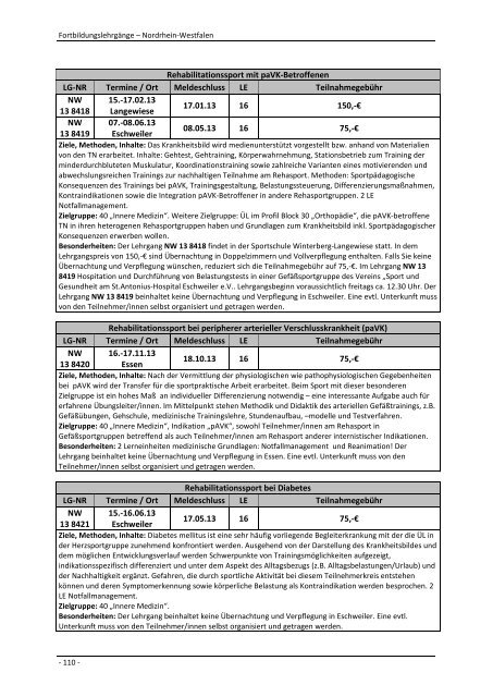 Lehrgangsplan 2013 (PDF) - DBS