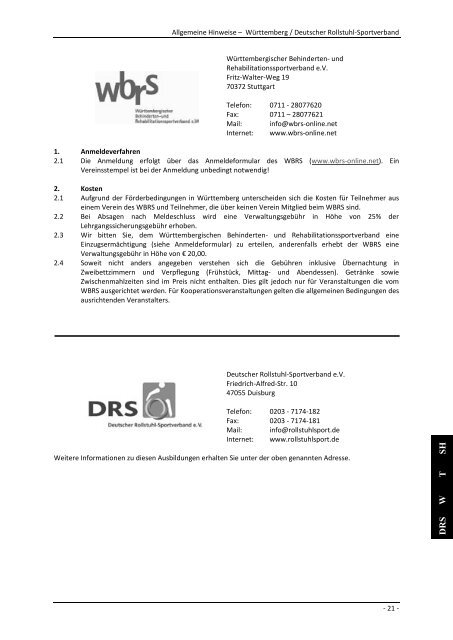 Lehrgangsplan 2013 (PDF) - DBS