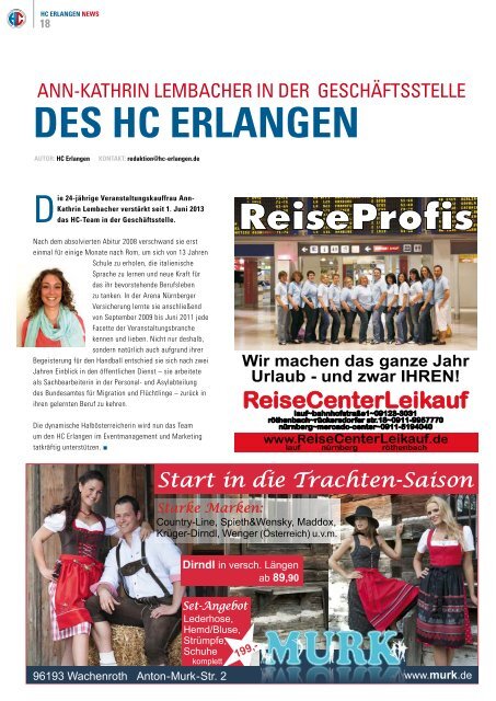 Das Erlanger Handball-Magazin - HC Erlangen