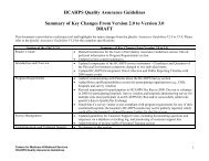 HCAHPS Quality Assurance Guidelines Summary of Key Changes ...