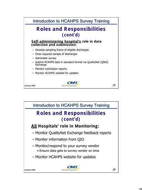 Introduction to HCAHPS Survey Training Welcome!