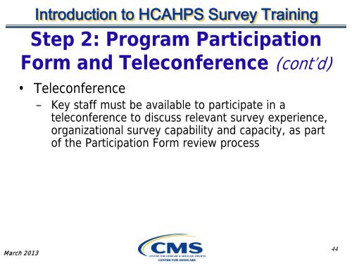Introduction to HCAHPS Survey Training