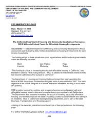 FOR IMMEDIATE RELEASE Date - California Department of ...